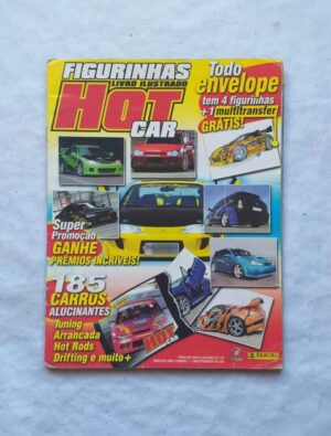 Álbum de Figurinhas - Hot Car (Incompleto com 155 fig coladas - SUCATA) 2005
