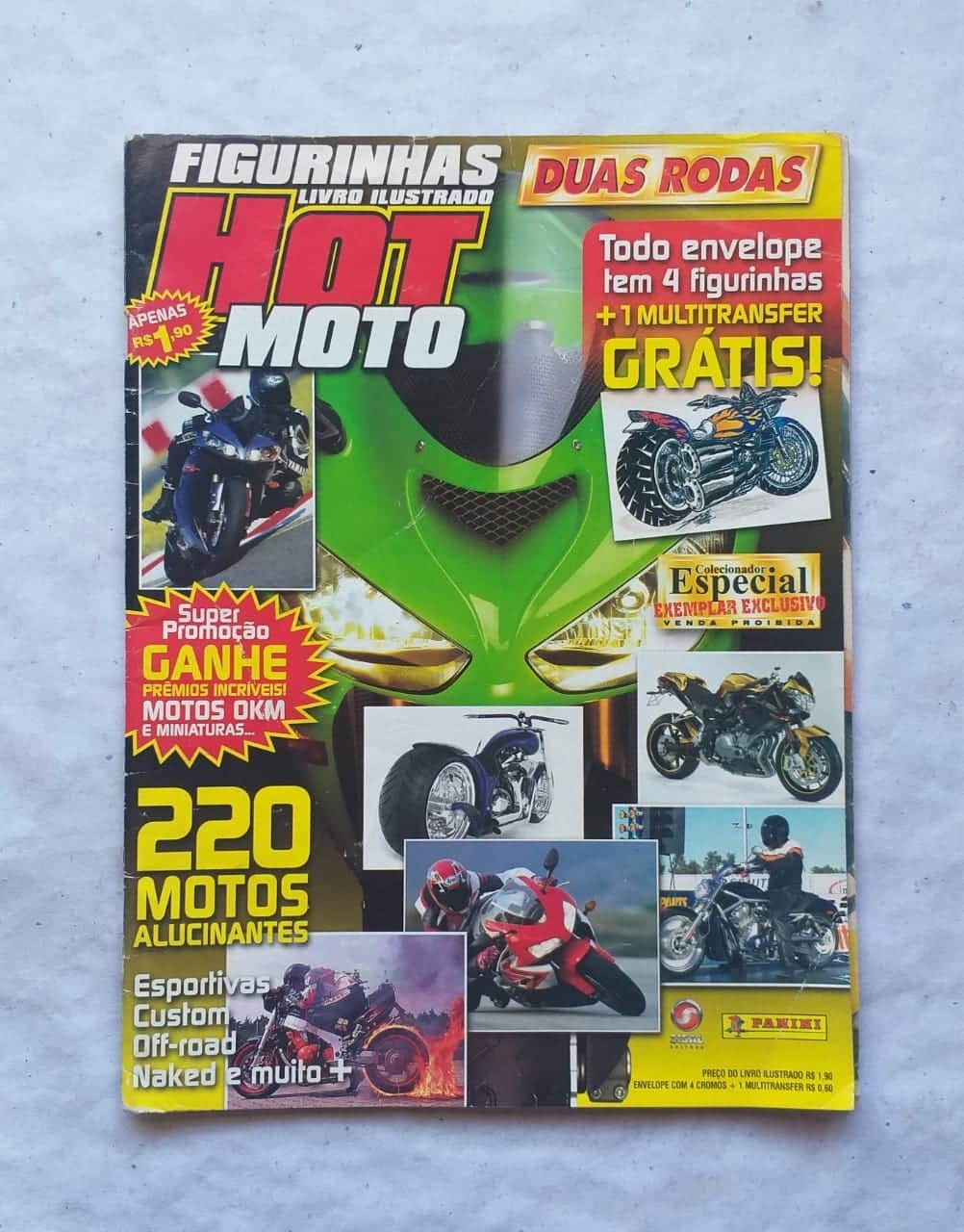| Casa do Colecionador Álbum de Figurinhas - Hot Moto (Vazio) 2005