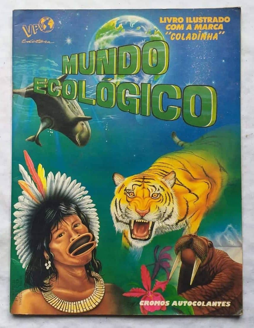 | Casa do Colecionador Álbum de Figurinhas - Mundo Ecológico (Vazio) 1994