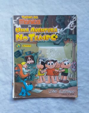 Álbum de Figurinhas - Turma da Mônica em Uma Aventura no Tempo (Incompleto com 31 fig coladas - SUCATA) 2007