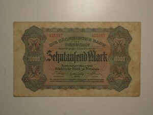 Alemanha 10 Millien Mark 1923 Pick 958 Mbc Dresden Sachsische Ban Ca 425167