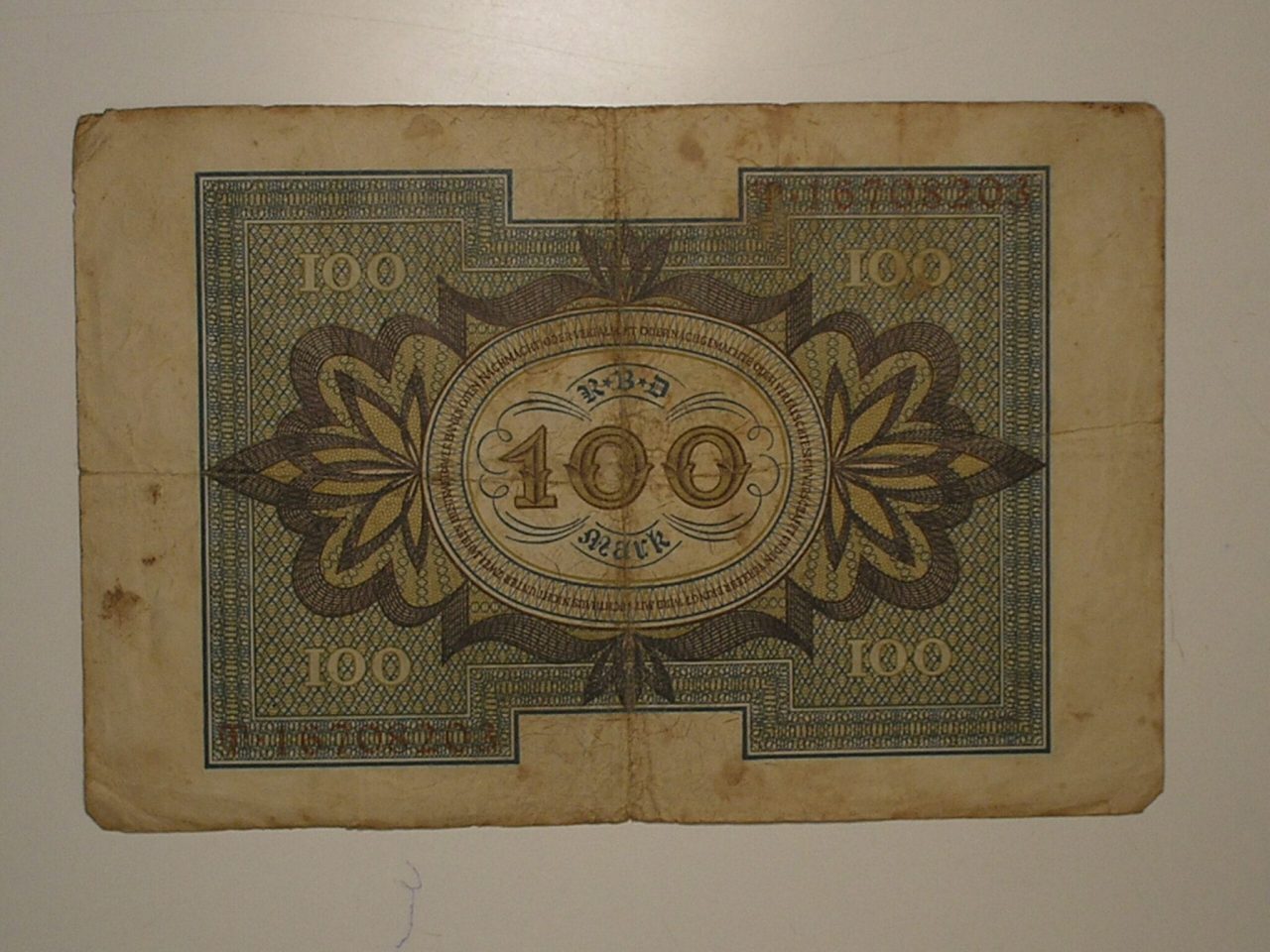 | Casa do Colecionador Alemanha 100 Mark 1920 Rbd Berlin Ca 16708203 2