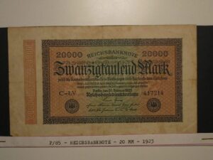 Alemanha 20 000 Mark 1923 Pick 85 Mbc Berlin Ca 417214