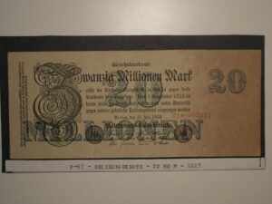 Alemanha 20 Millionen Mark 1923 Pick 97 Mbc S Berlin Uniface Ca 463921