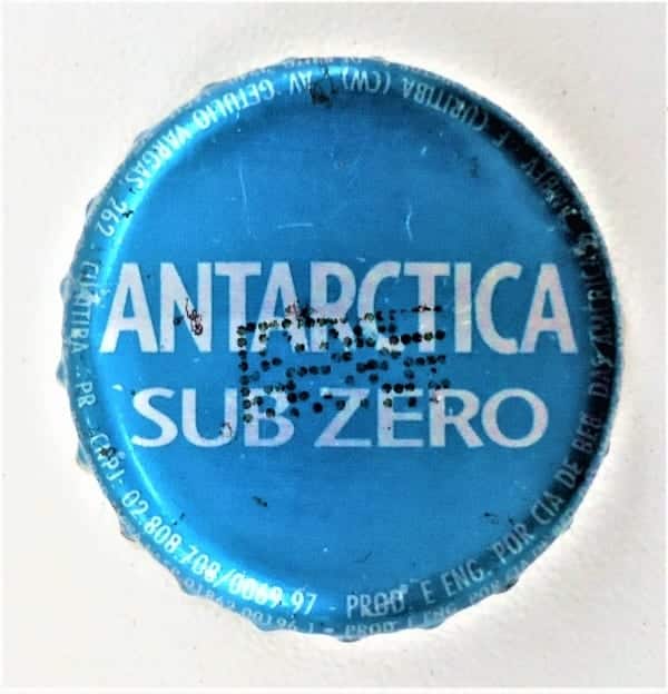 | Casa do Colecionador Antiga Tampinha Cerveja Antarctica Sub Zero