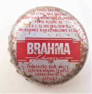 Antiga Tampinha Cerveja Brahma Chopp - Porto Alegre - Anos 70