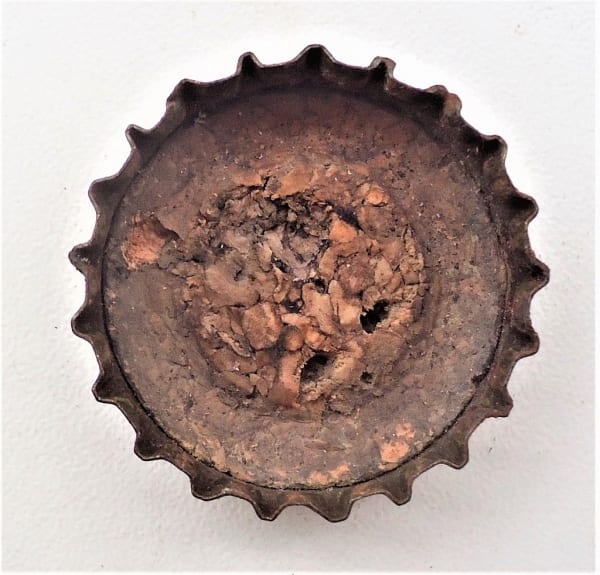 | Casa do Colecionador Antiga Tampinha Cerveja Serramalte - Getulio Vargas RS - Vedante Cortiça - Anos 50