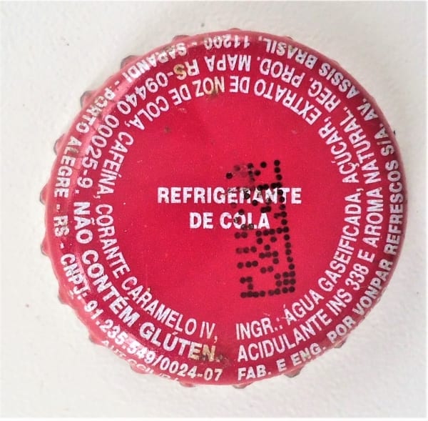 | Casa do Colecionador Antiga Tampinha Coca Cola - Vermelha - Promoção Som na Tampa - Vompar - RS