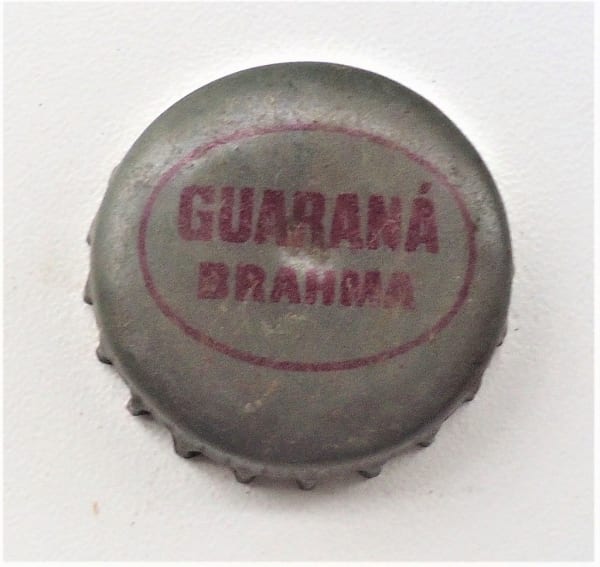 | Casa do Colecionador Antiga Tampinha Refrigerante Guarana Brahma - Vedante Cortiça - Anos 60