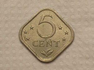 Antilhas Holandesas) 5 Cent - 1981 / Niquel / Cod. 240