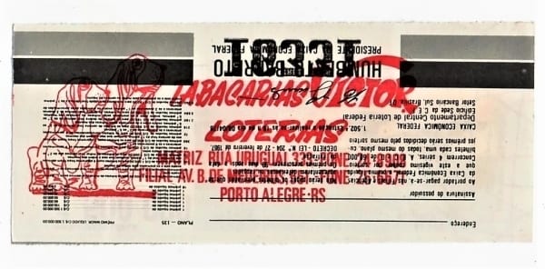 | Casa do Colecionador Bilhete Loteria Federal Do Brasil Lagoa Dos Patos - Pelotas ( RS ) - 1978