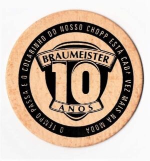 Bolacha de Chopp - Braumeister 10 Anos - Lanchonete Jigs