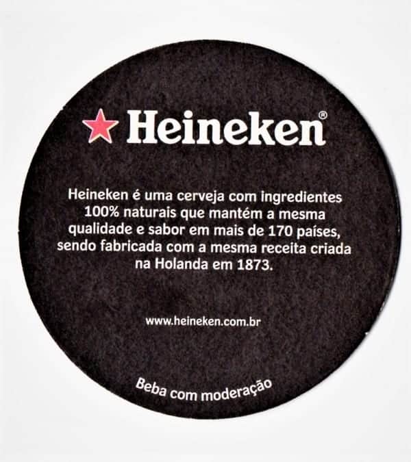 | Casa do Colecionador Bolacha de Chopp - Cerveja Heineken