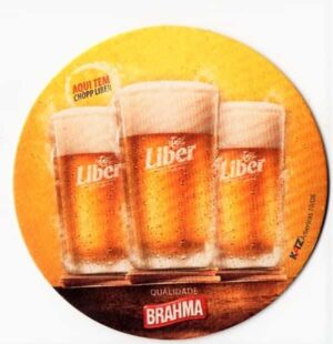 Bolacha de Chopp - Chopp Liber - 0% Alcool - Brahma