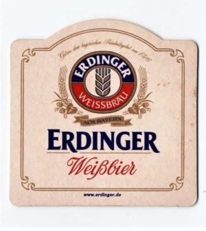 Bolacha de Chopp - Erdinger Weissbrau