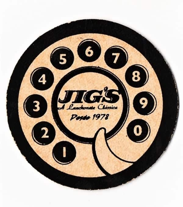 | Casa do Colecionador Bolacha de Chopp - Jig´s - Lanchonete Classica