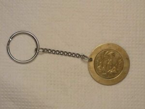 Bonito Chaveiro Moeda) 500 Réis - 1928 / República - Bz/al / Cod.210