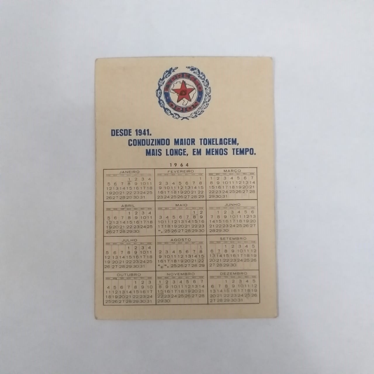| Casa do Colecionador Calendário de Bolso - CAL-141