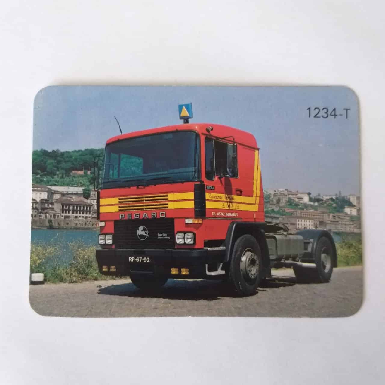 Calendário de Bolso (Tema Caminhão) - Ano 1991