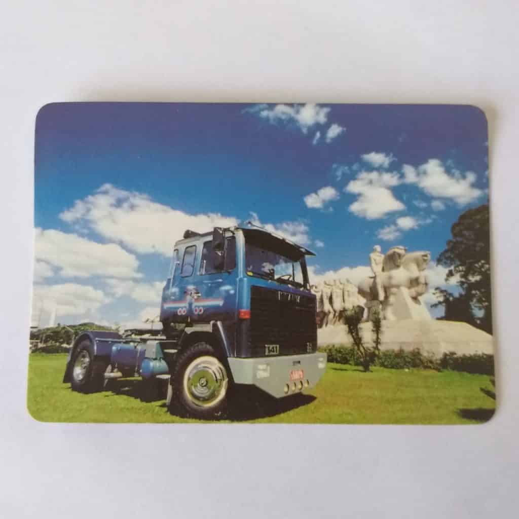 Calendário de Bolso (Tema Caminhão) - Ano 2001