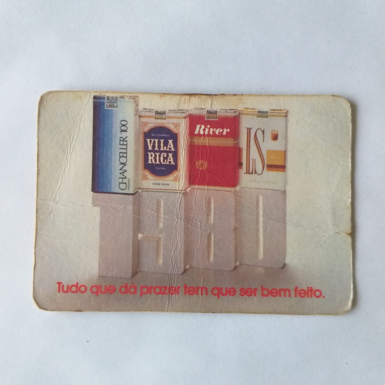 Calendário de Bolso (Tema Cigarro) Marcas R. J. Reynolds - Ano 1980