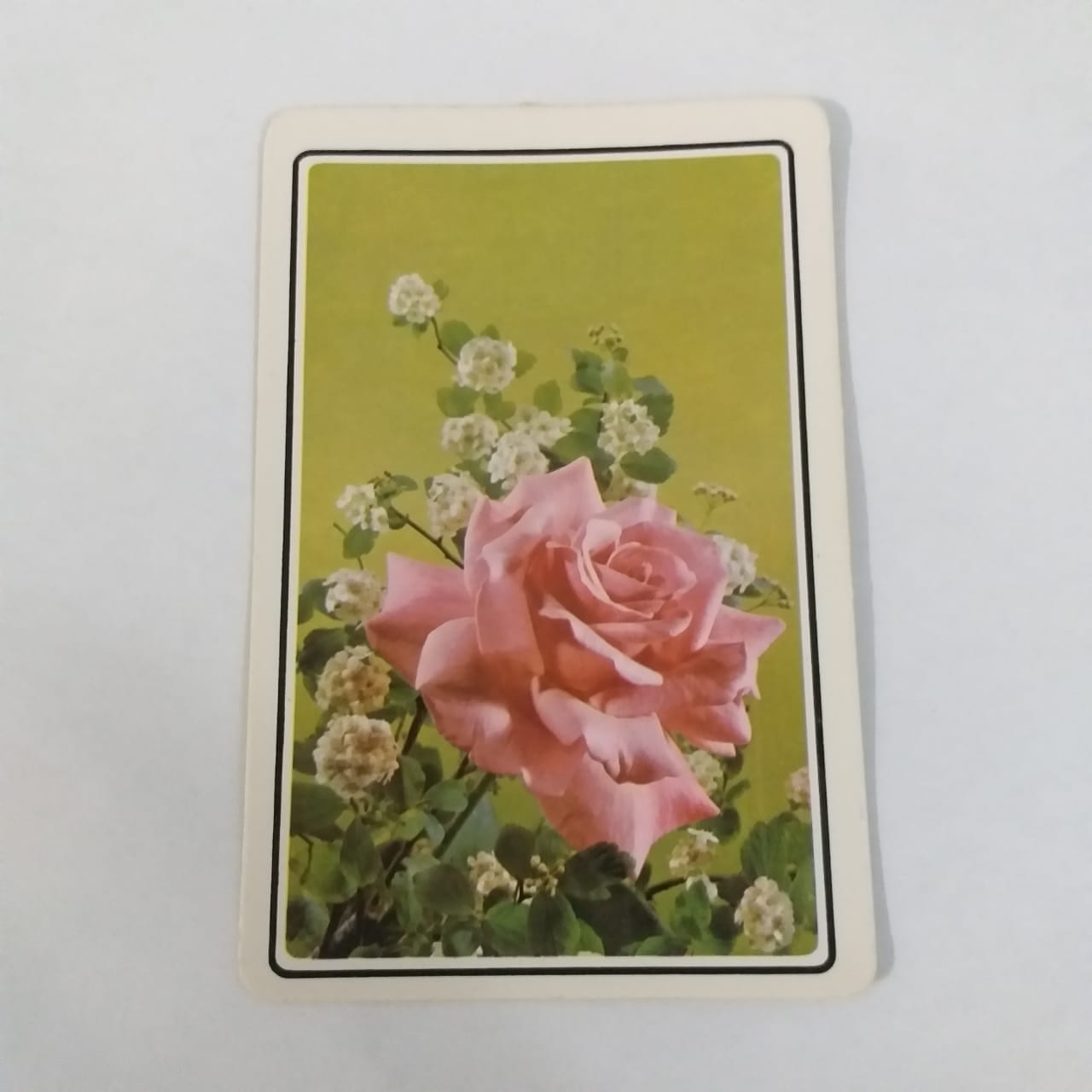 Calendário de Bolso (Tema Flores) - Ano 1992