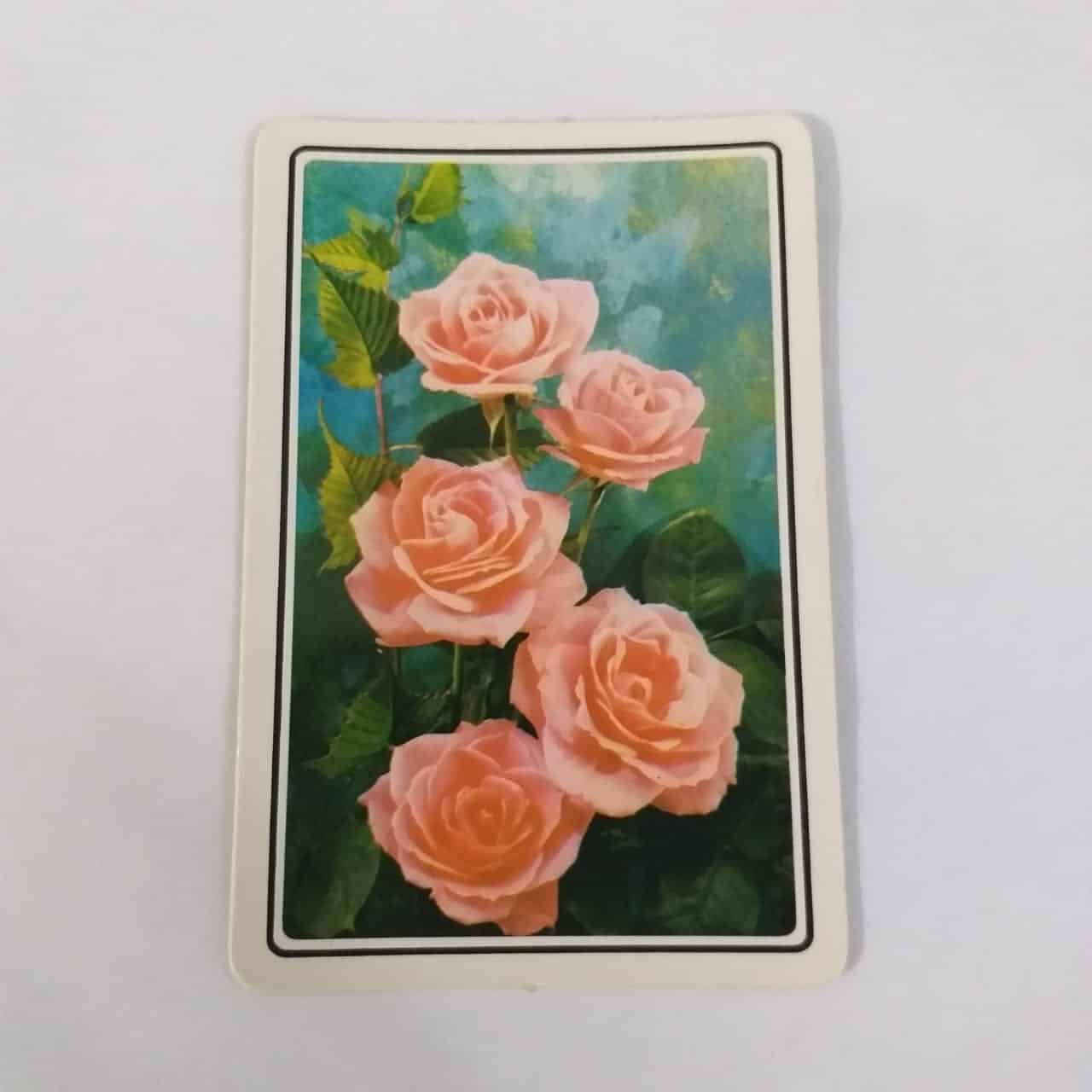 Calendário de Bolso (Tema Flores) - Ano 1992