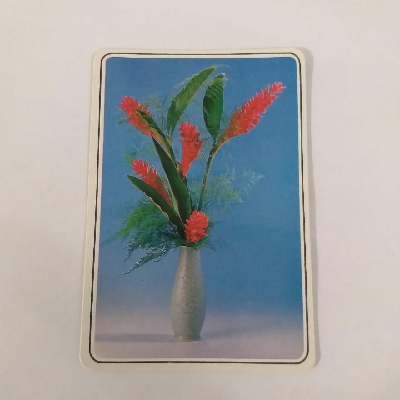 Calendário de Bolso (Tema Flores) - Ano 1995