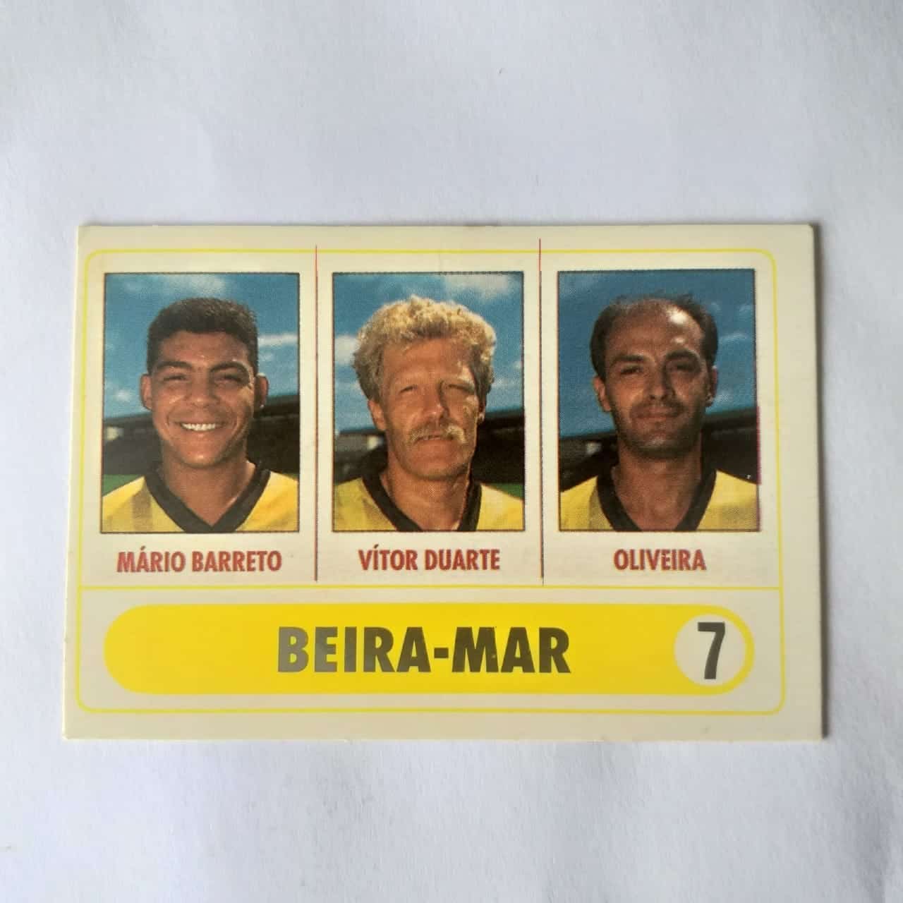 Calendário de Bolso (Tema Futebol) - Beira-Mar Nº 07 (Portugal) - Ano 1992