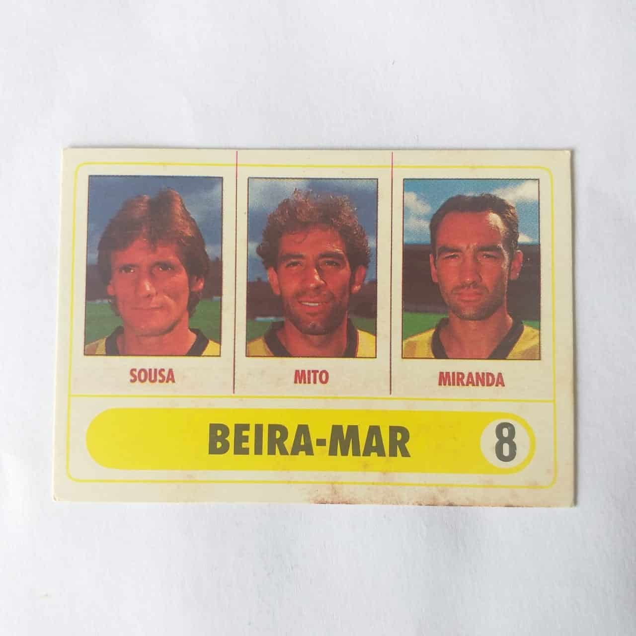 Calendário de Bolso (Tema Futebol) - Beira-Mar Nº 08 (Portugal) - Ano 1992