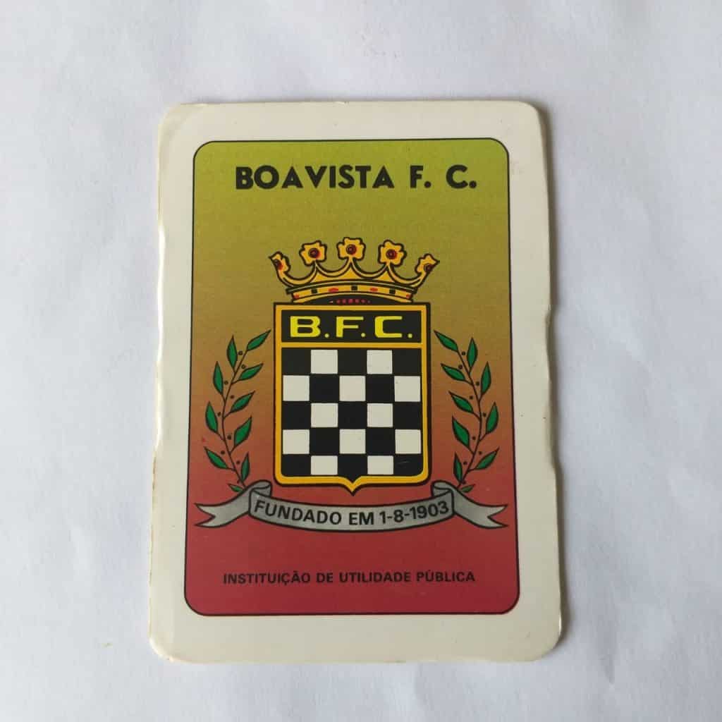 Calendário de Bolso (Tema Futebol) - Boavista Futebol Clube (Portugal) - Ano 1987