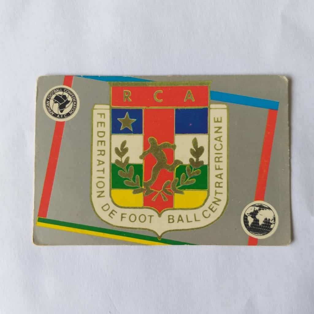 Calendário de Bolso (Tema Futebol) - Coleção 150 Emblemas de Federações de Futebol de todo o Mundo Nº 07 - África Central (África) - Ano 1987
