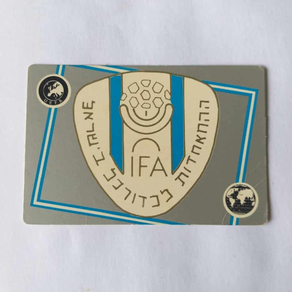 Calendário de Bolso (Tema Futebol) - Coleção 150 Emblemas de Federações de Futebol de todo o Mundo Nº 110 - Israel (Filiação Direta na FIFA) - Ano 1987