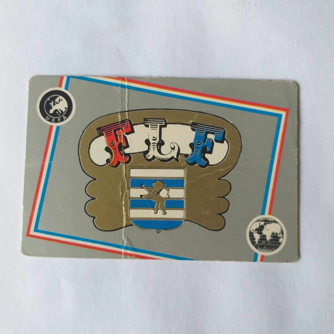 Calendário de Bolso (Tema Futebol) - Coleção 150 Emblemas de Federações de Futebol de todo o Mundo Nº 113 - Luxemburgo (Europa) - Ano 1987
