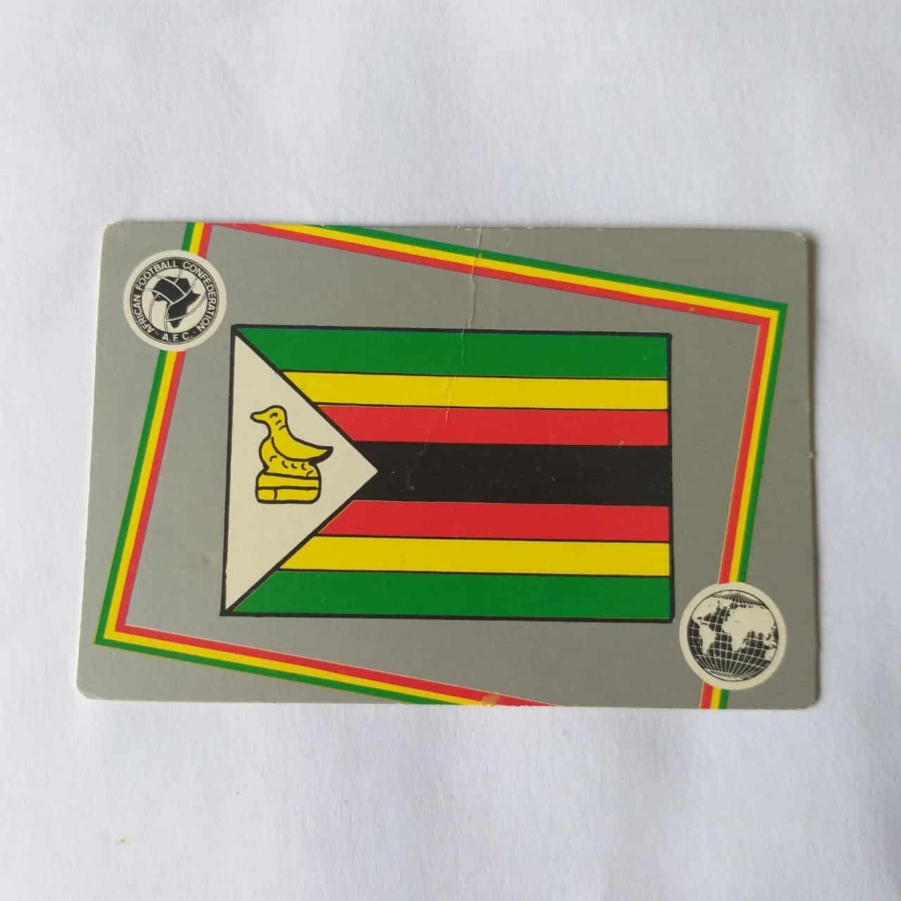 Calendário de Bolso (Tema Futebol) - Coleção 150 Emblemas de Federações de Futebol de todo o Mundo Nº 42 - Zimbabwe (África) - Ano 1987