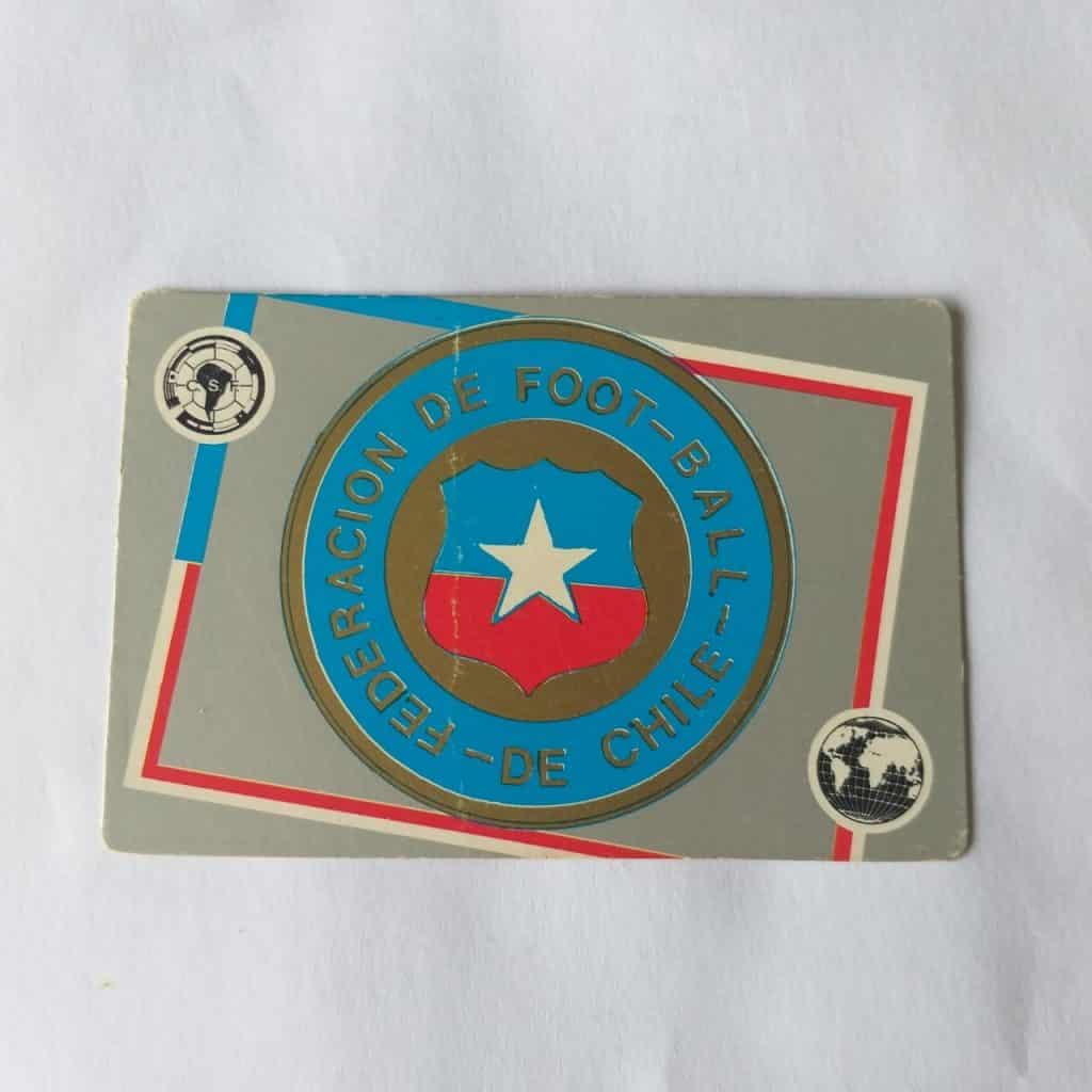Calendário de Bolso (Tema Futebol) - Coleção 150 Emblemas de Federações de Futebol de todo o Mundo Nº 46 - Chile (América do Sul) - Ano 1987