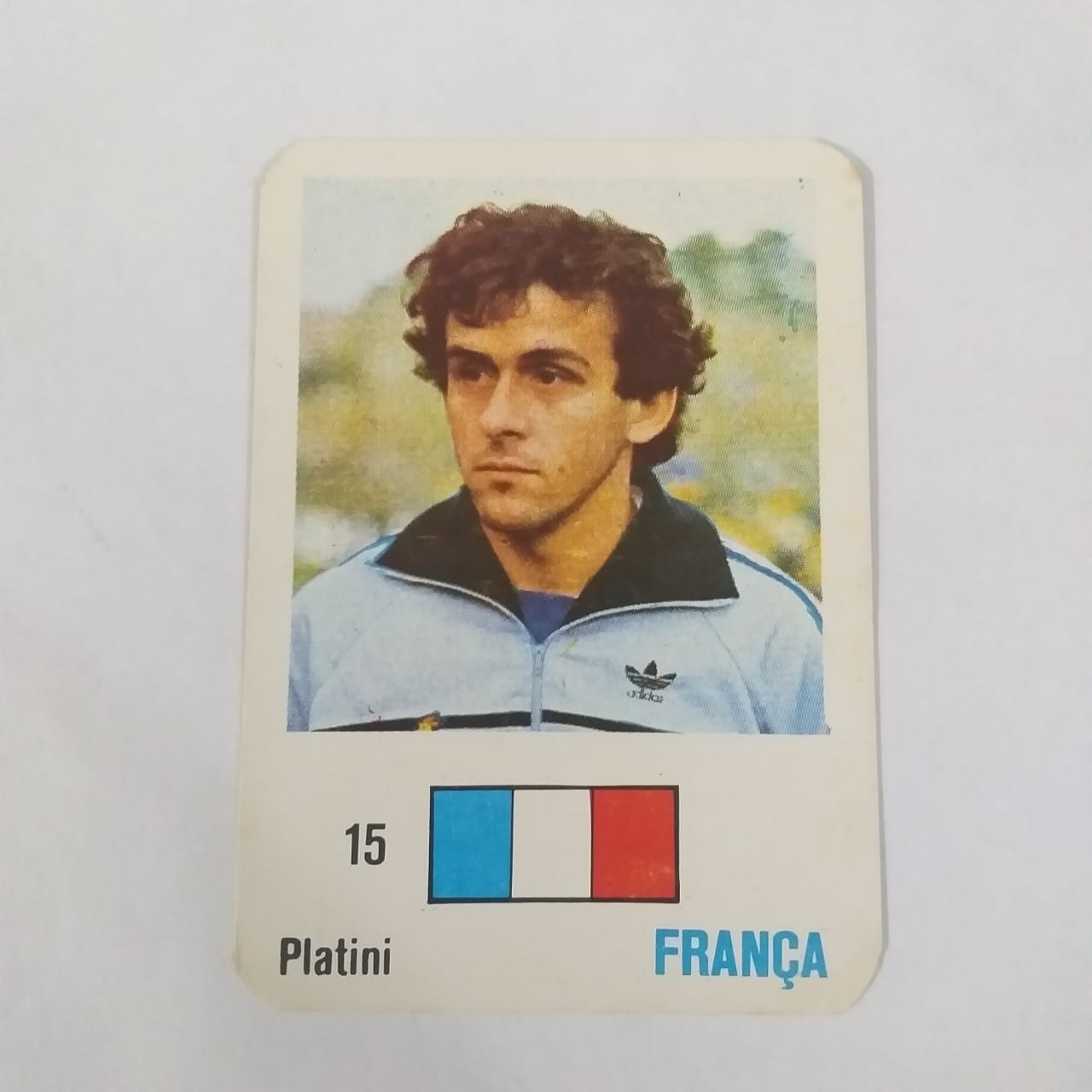 Calendário de Bolso (Tema Futebol) - Coleção de 50 Calendários Nº 15 - Platini (França) - Ano 1986