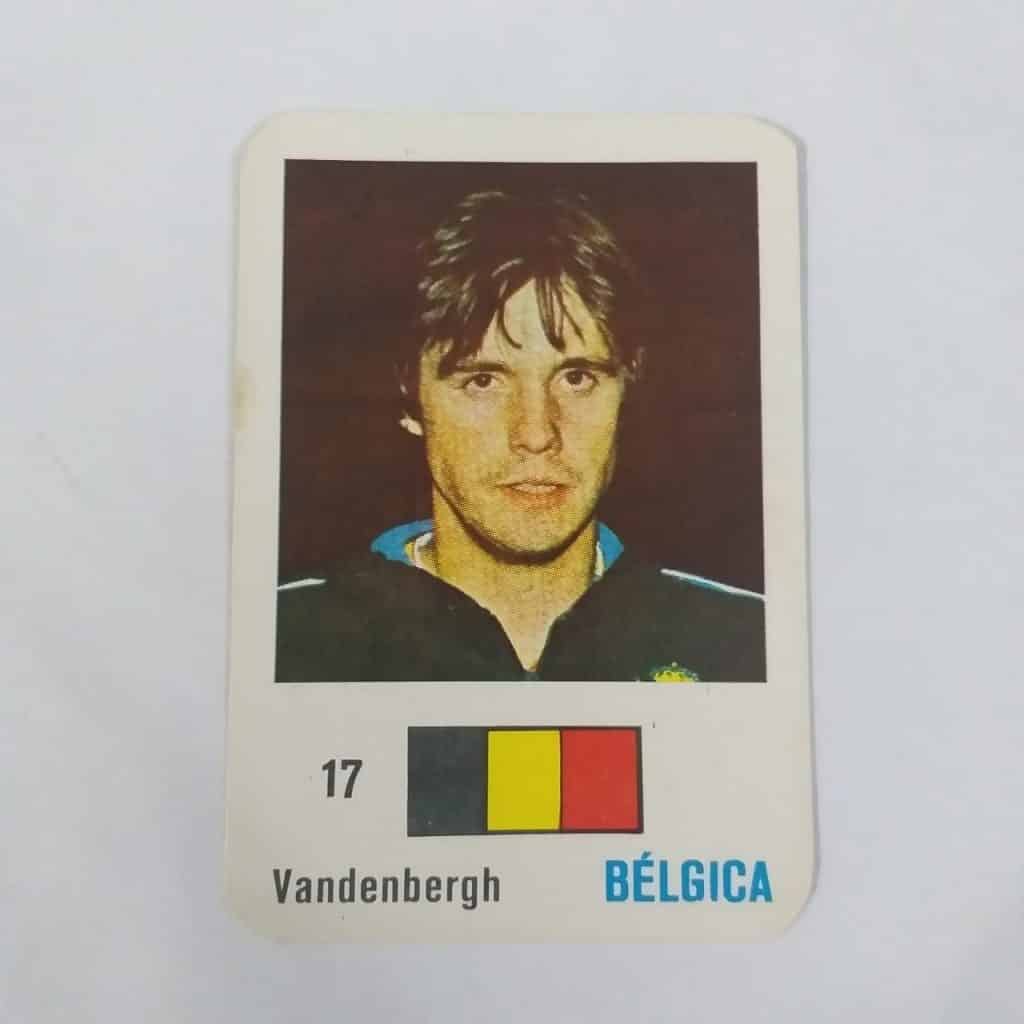 Calendário de Bolso (Tema Futebol) - Coleção de 50 Calendários Nº 17 - Vandenbergh (Bélgica) - Ano 1986