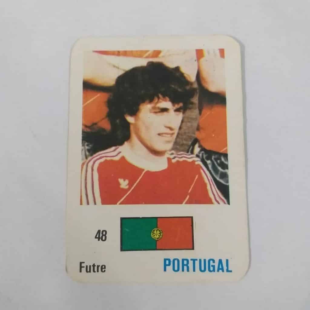 Calendário de Bolso (Tema Futebol) - Coleção de 50 Calendários Nº 48 - Futre (Portugal) - Ano 1986