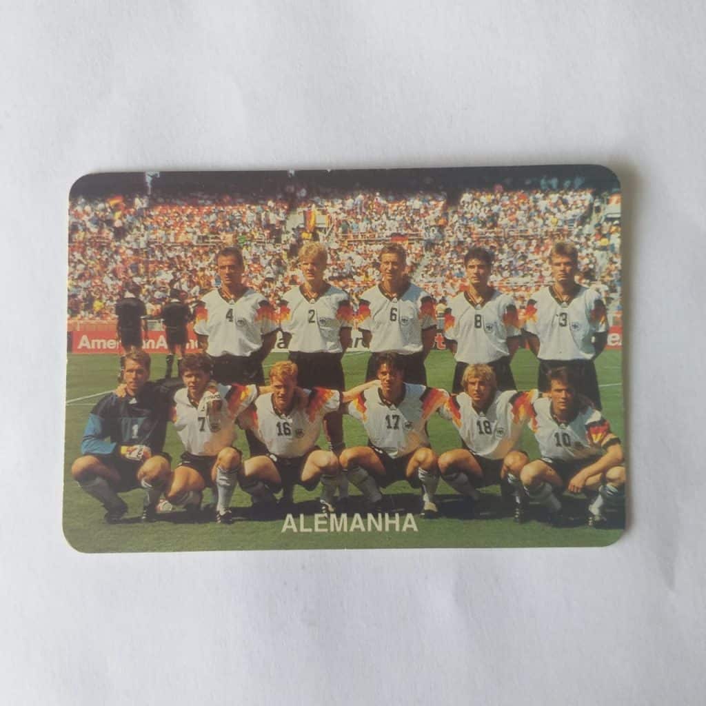 Calendario De Bolso Tema Futebol Colecao De 90 Calendarios Da Copa Do Mundo De 1994 No 01 Alemanha Ano 1994