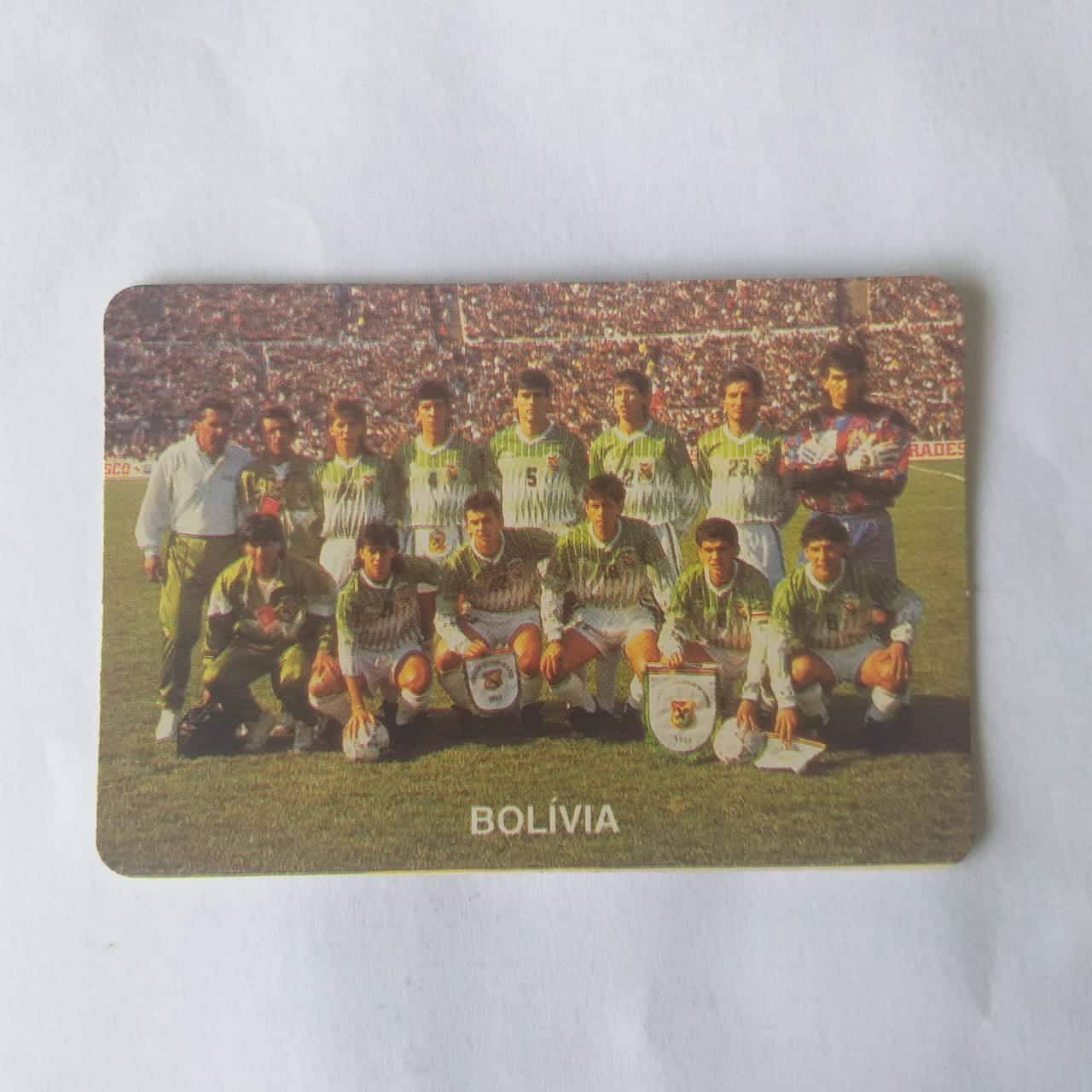 Calendário de Bolso (Tema Futebol) - Coleção de 90 Calendários da Copa do Mundo de 1994 Nº 04 - Bolívia - Ano 1994