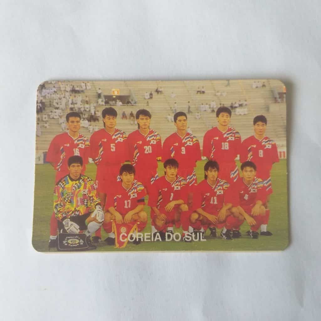 Calendário de Bolso (Tema Futebol) - Coleção de 90 Calendários da Copa do Mundo de 1994 Nº 08 - Coréia do Sul - Ano 1994