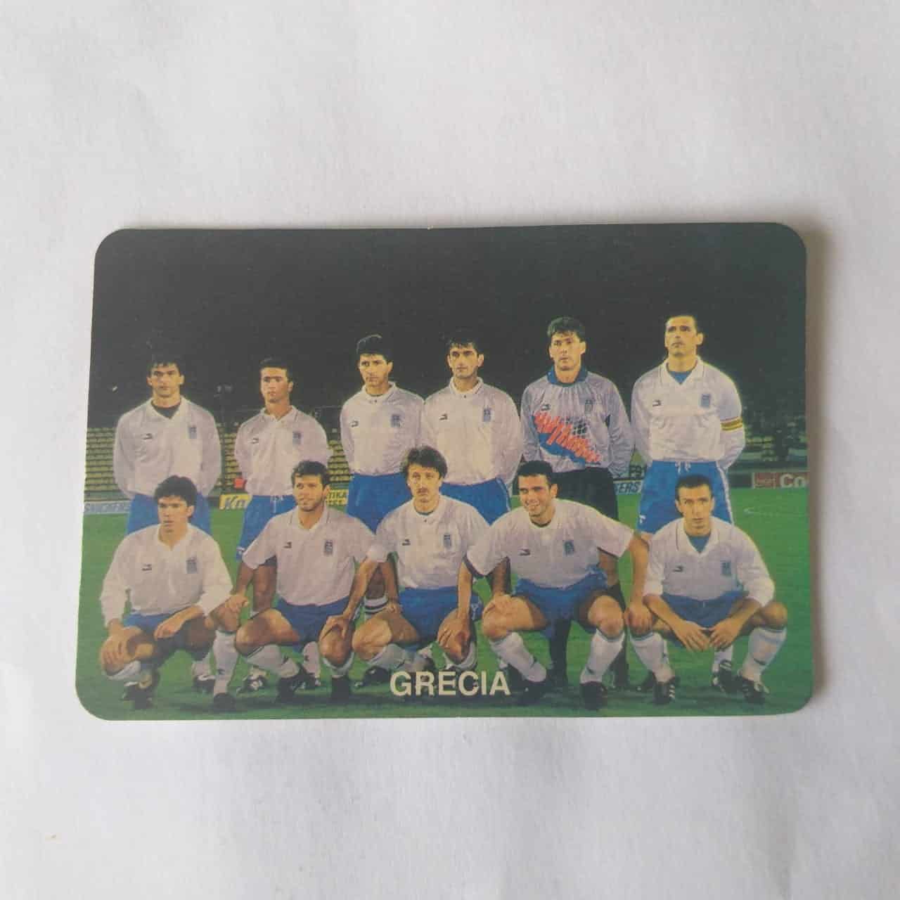 Calendário de Bolso (Tema Futebol) - Coleção de 90 Calendários da Copa do Mundo de 1994 Nº 11 - Grécia - Ano 1994