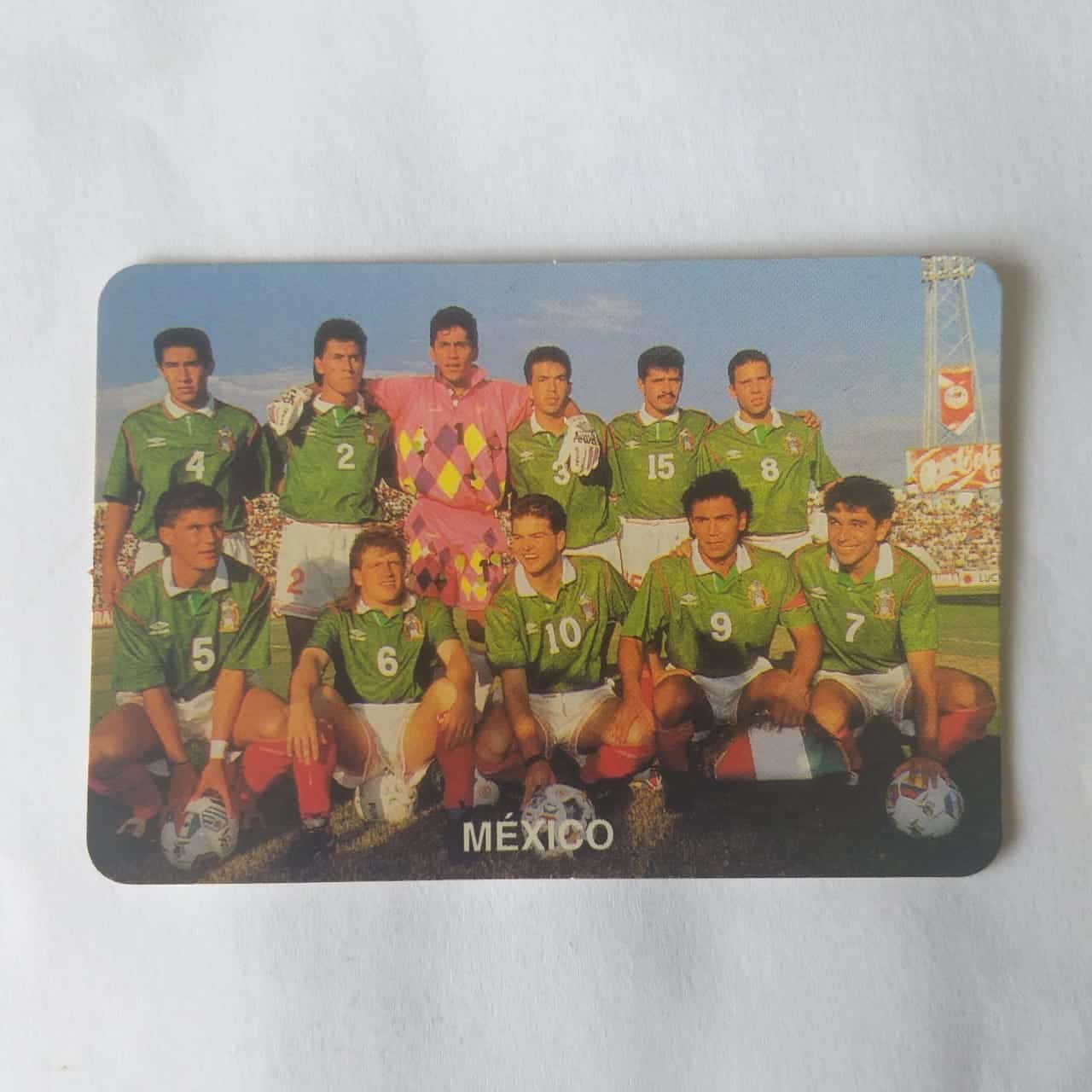 Calendário de Bolso (Tema Futebol) - Coleção de 90 Calendários da Copa do Mundo de 1994 Nº 16 - México - Ano 1994