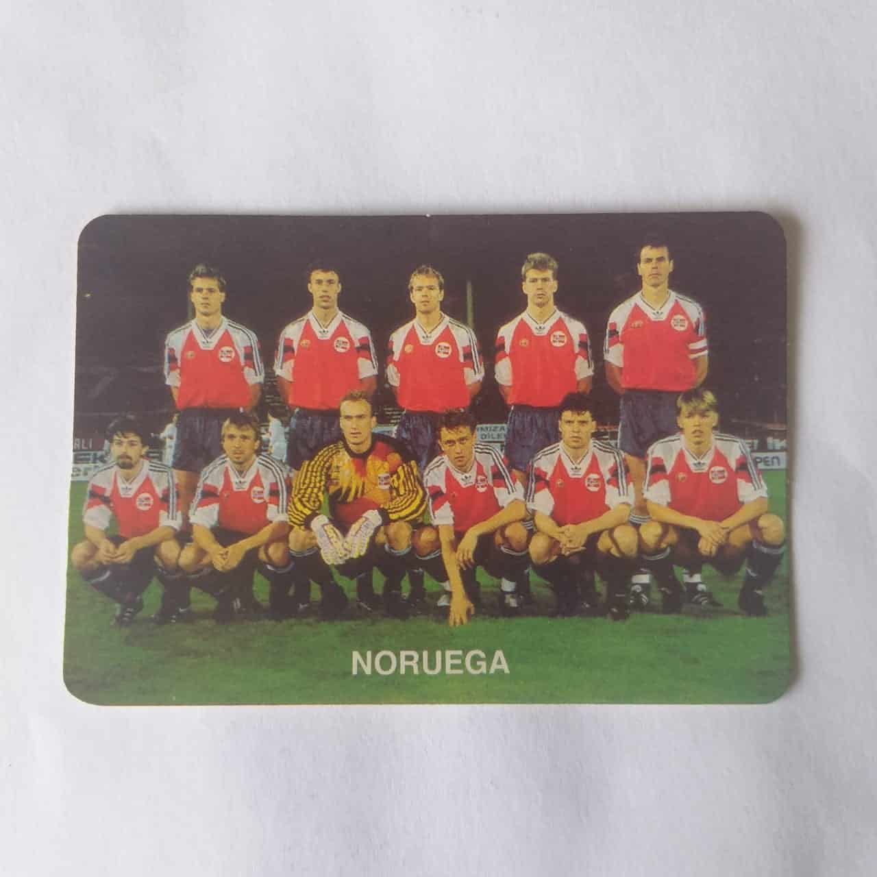 Calendário de Bolso (Tema Futebol) - Coleção de 90 Calendários da Copa do Mundo de 1994 Nº 18 - Noruega - Ano 1994