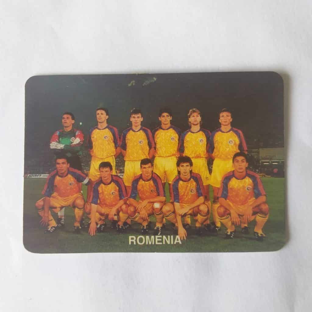 Calendário de Bolso (Tema Futebol) - Coleção de 90 Calendários da Copa do Mundo de 1994 Nº 19 - Romênia - Ano 1994