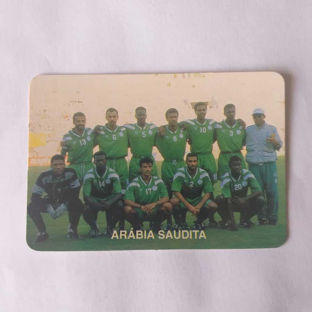 Calendário de Bolso (Tema Futebol) - Coleção de 90 Calendários da Copa do Mundo de 1994 Nº 23 - Arábia Saudita - Ano 1994