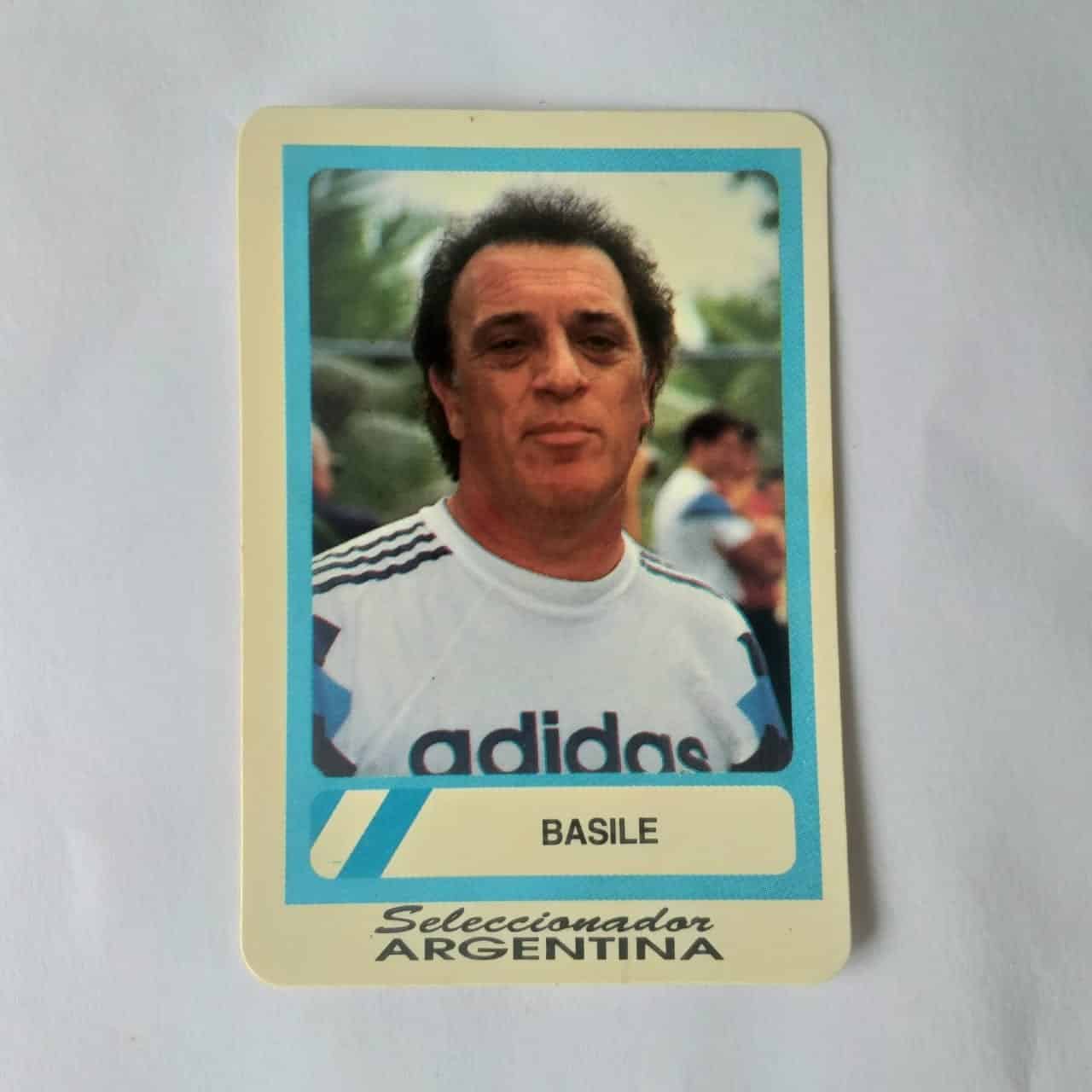 Calendário de Bolso (Tema Futebol) - Coleção de 90 Calendários da Copa do Mundo de 1994 Nº 27 - Técnico Argentina - Basile - Ano 1994