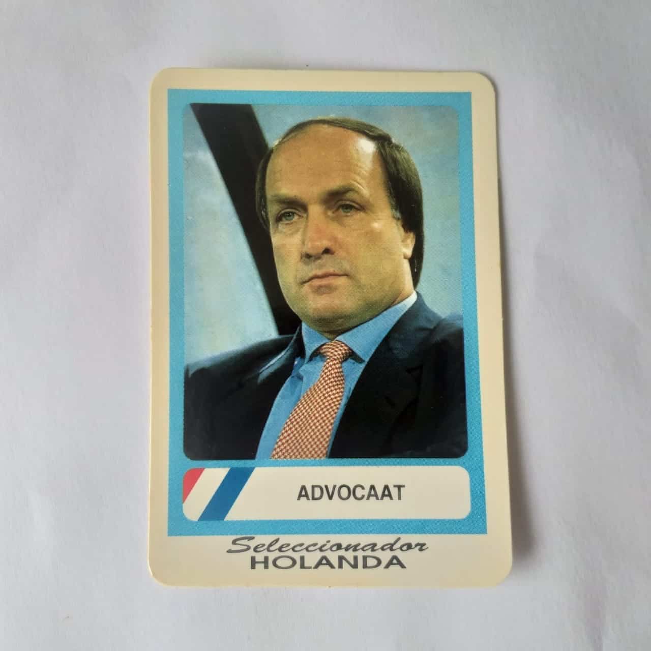 Calendário de Bolso (Tema Futebol) - Coleção de 90 Calendários da Copa do Mundo de 1994 Nº 37 - Técnico Holanda - Advocaat - Ano 1994