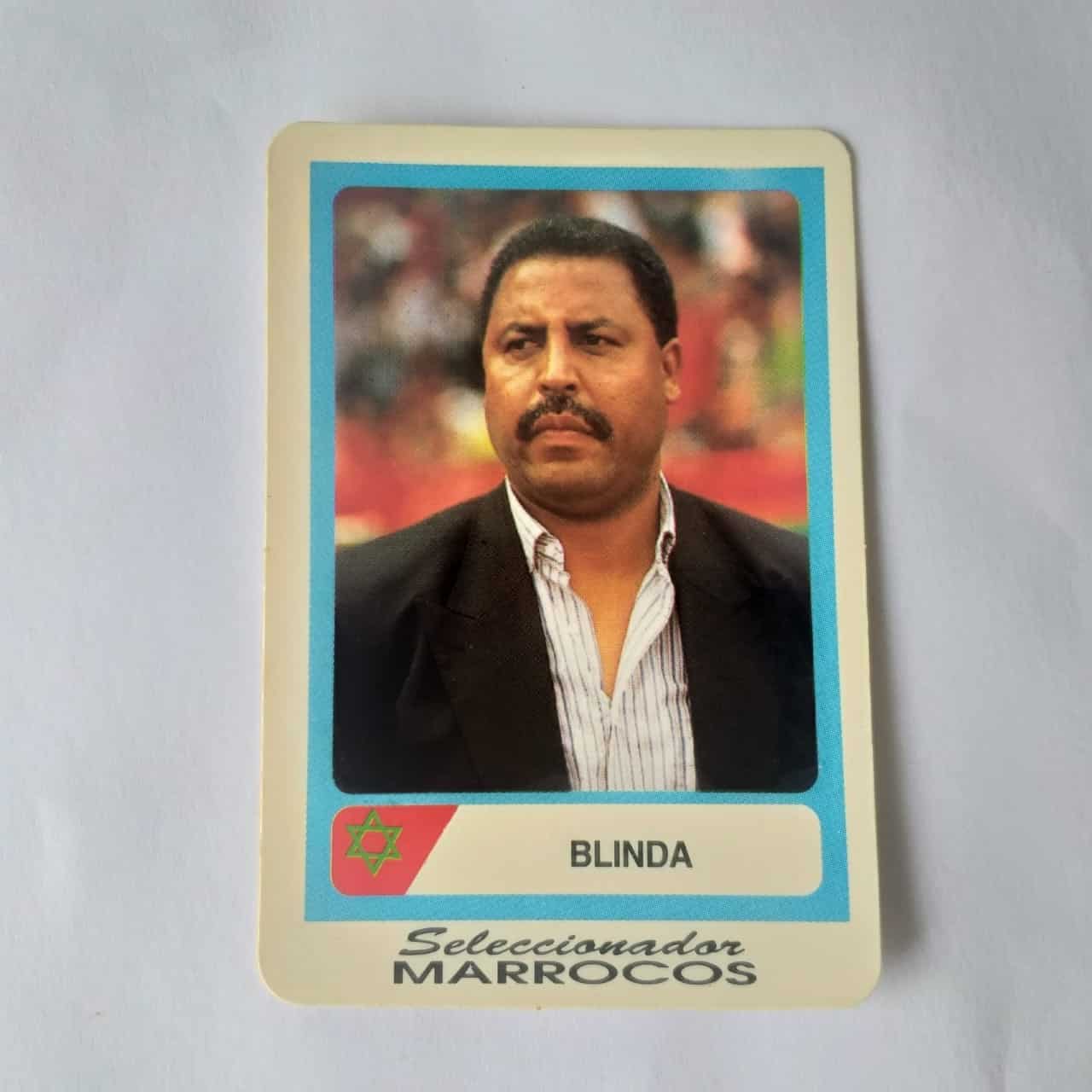 Calendário de Bolso (Tema Futebol) - Coleção de 90 Calendários da Copa do Mundo de 1994 Nº 40 - Técnico Marrocos - Bilnda - Ano 1994